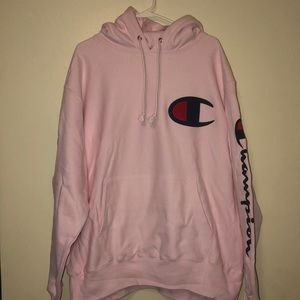 Pink champion hoodie!